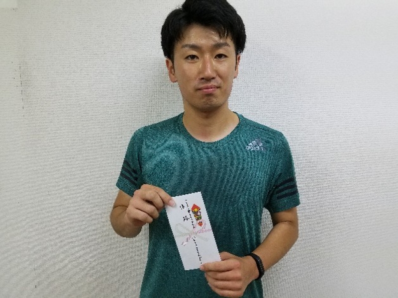 男子シングルス5月大会優勝 岡村　様