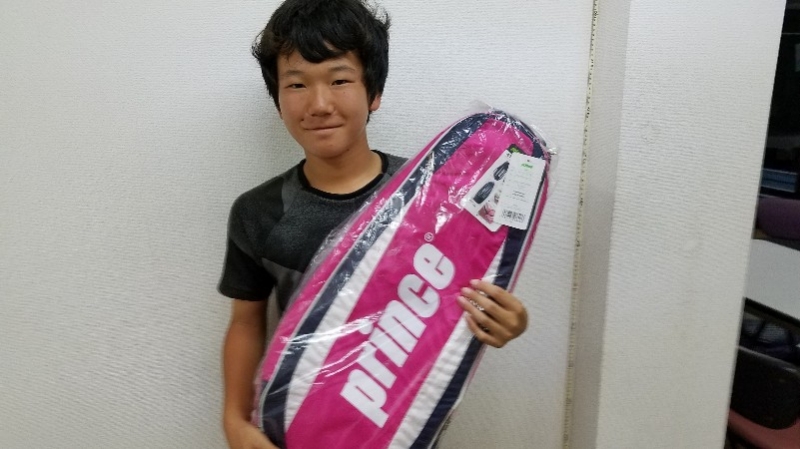 優勝　谷崎　翼　君　（八王子テニスアカデミーユースクラス）