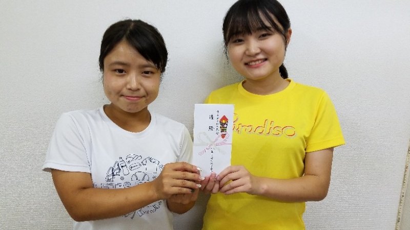 2019　中級女子9月大会 　優勝　西口・西口ペア　