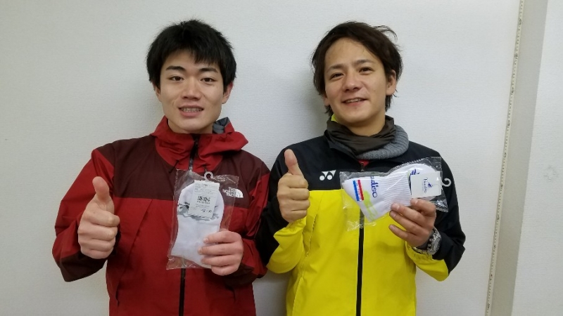 2019　12月大会　中級男子準優勝　北上・管藤ペア