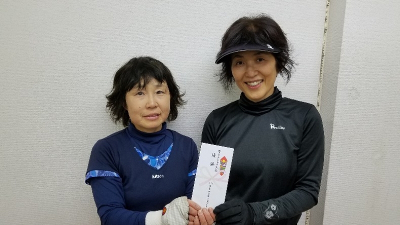 2020　中級女子3月大会 　優勝 盛岡・小田ペア　