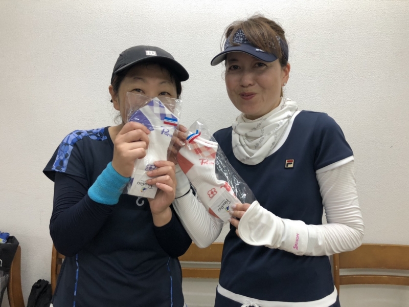 2020　中級女子6月大会　準優勝　武捨・臼井ペア