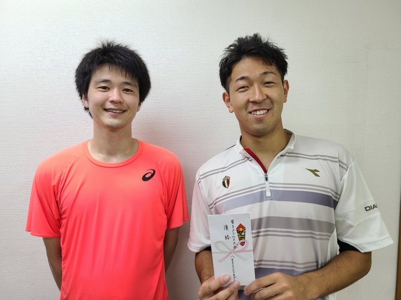 2020　中級男子8月大会　優勝　芳賀・石井　組　