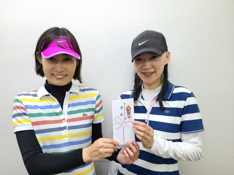 2020　中級女子10月大会 　優勝 佐藤・李 組　