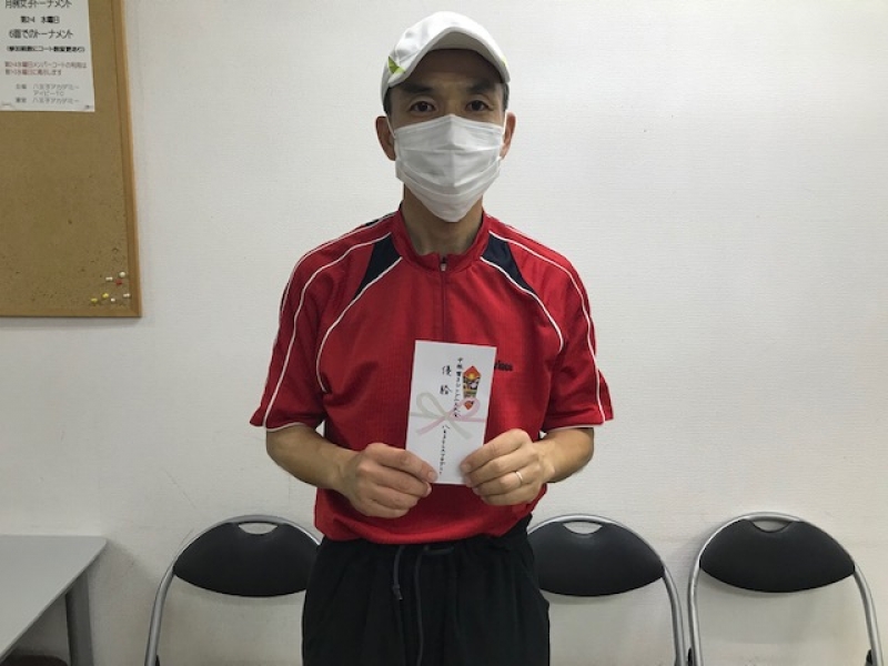 中級男子シングルス優勝 大野　様