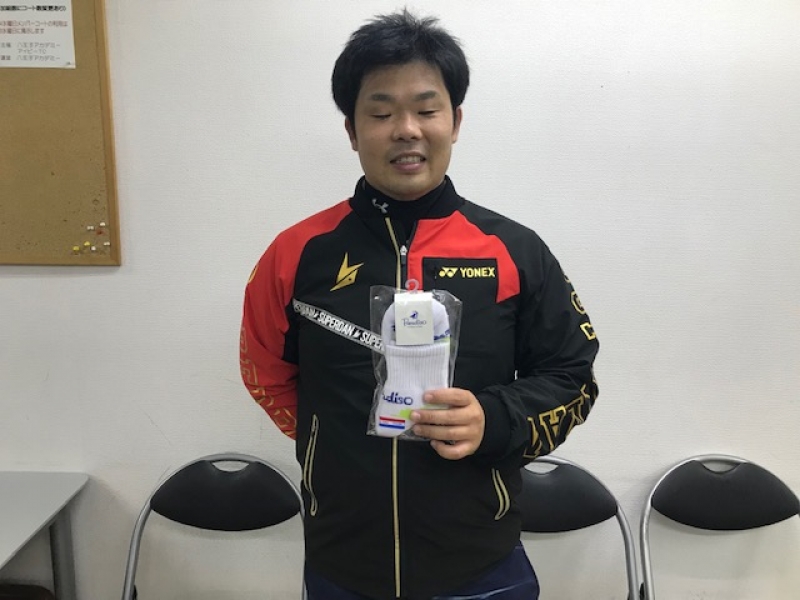 中級男子シングルス準優勝　柴原　様