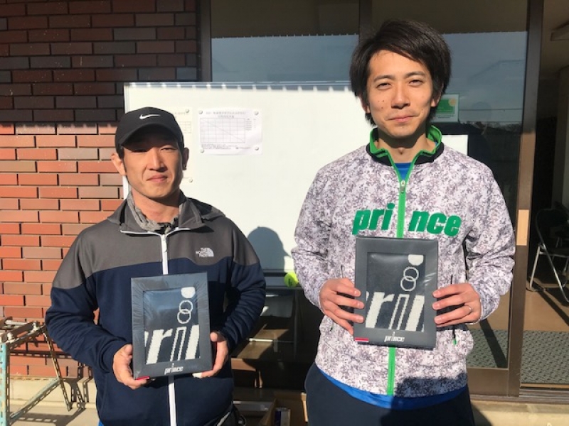 年末男子ダブルス　Bクラス　準優勝　曽我・大道　組