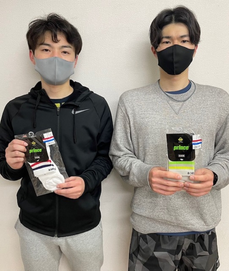 2022　中級男子1月大会　準優勝　乃川・堀田　組