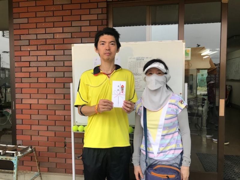 ビギナーMIX優勝　山口・山口　組　