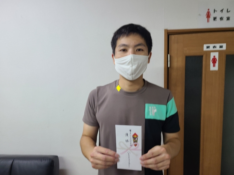 2022　男子シングルス（中級）10月大会　優勝 　鈴木　様