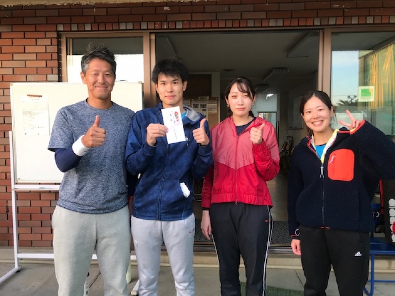 2022　中級MIXDチーム戦　優勝 あきお（石川様・川口様・木村様・鈴木様）			　　