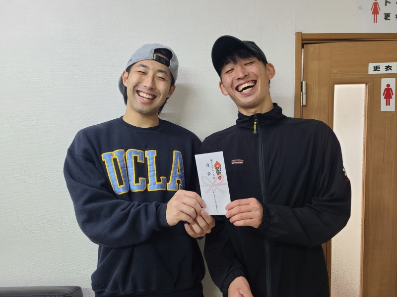 2022　中級男子11月大会　優勝　渡辺・岸　組