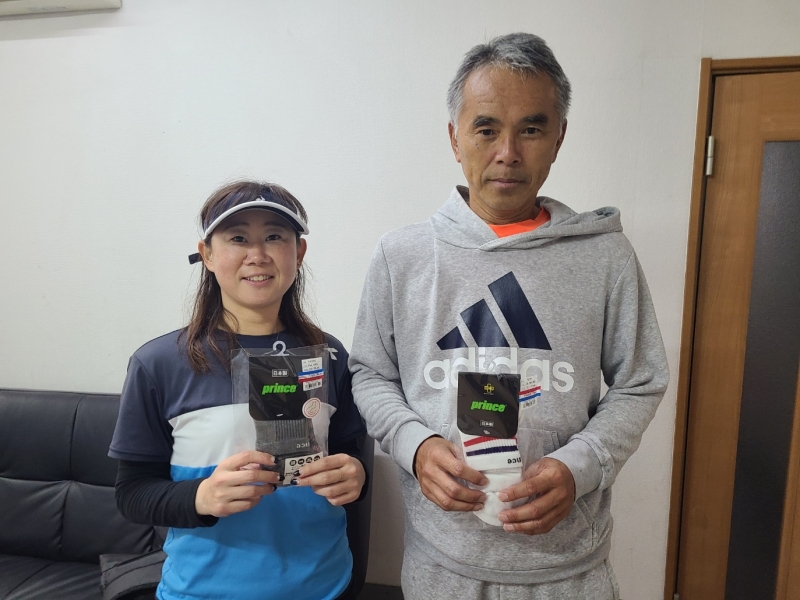 100MIX準優勝　松川・植木　組