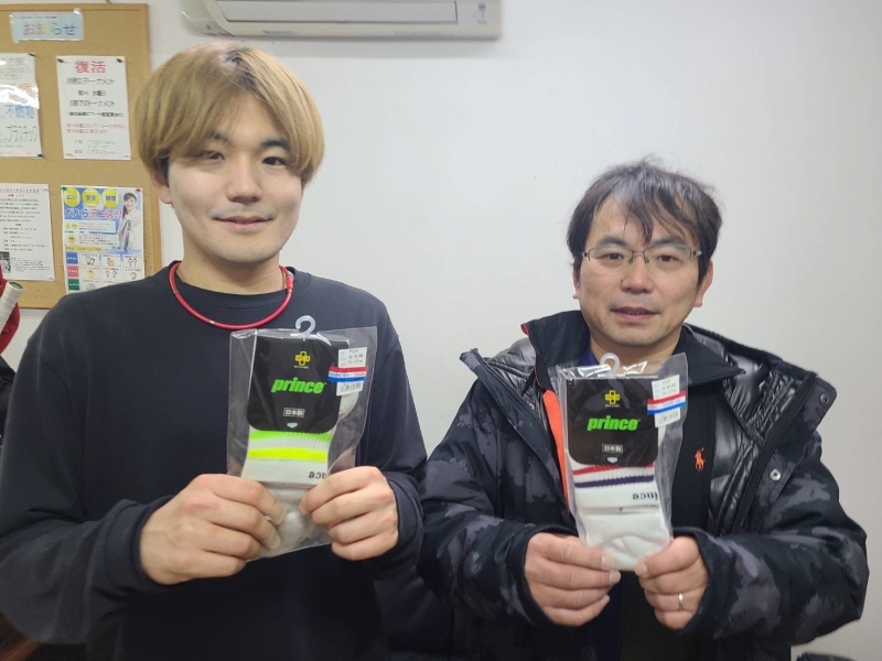 2022　中級男子12月大会　準優勝 谷崎・谷崎　組