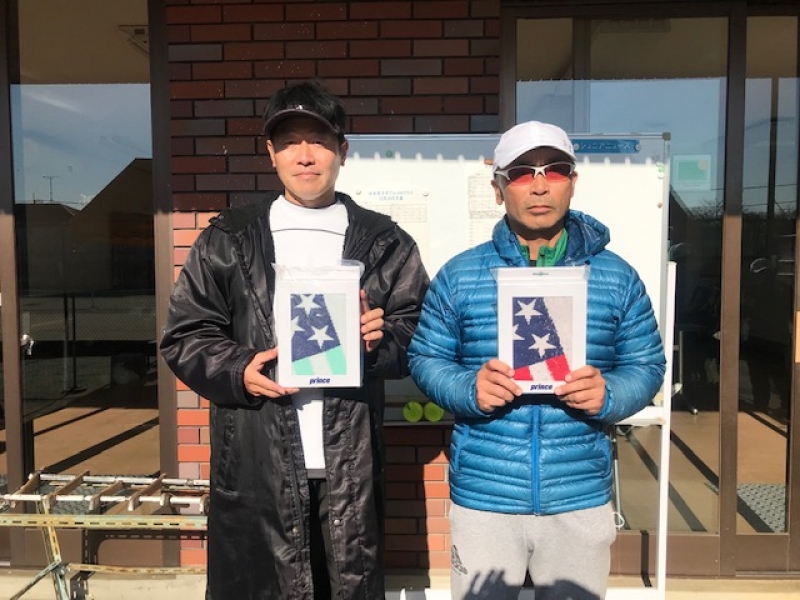 年末男子ダブルス　Bクラス　準優勝　北野・津田　組