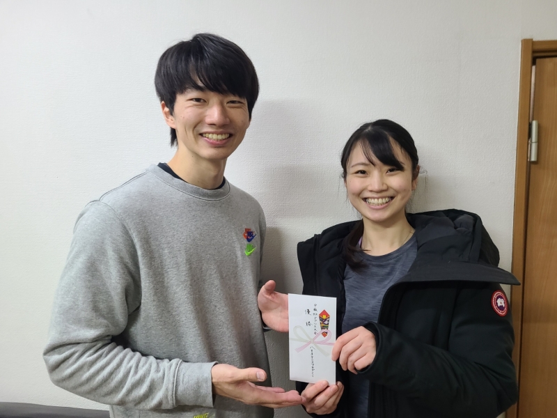 中級MIX優勝　尾嵜・逸見　組　