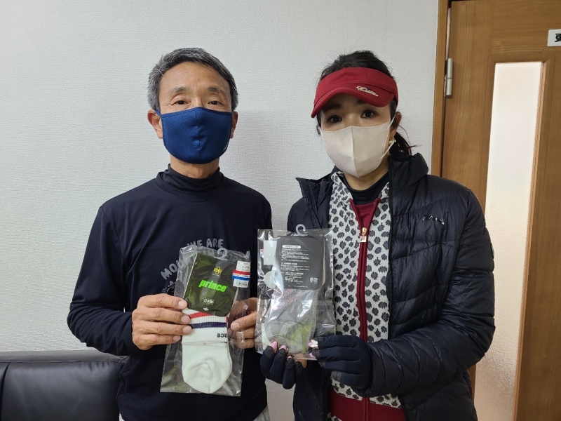 中級MIX準優勝　田村・浜中（八王子TA会員）　組