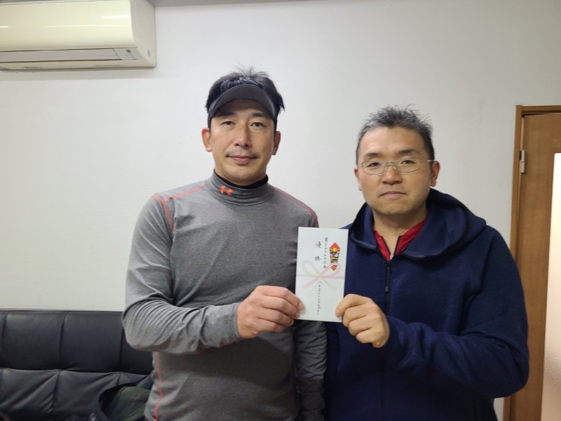 2023　中級男子1月大会　優勝　宮崎・泉山　組