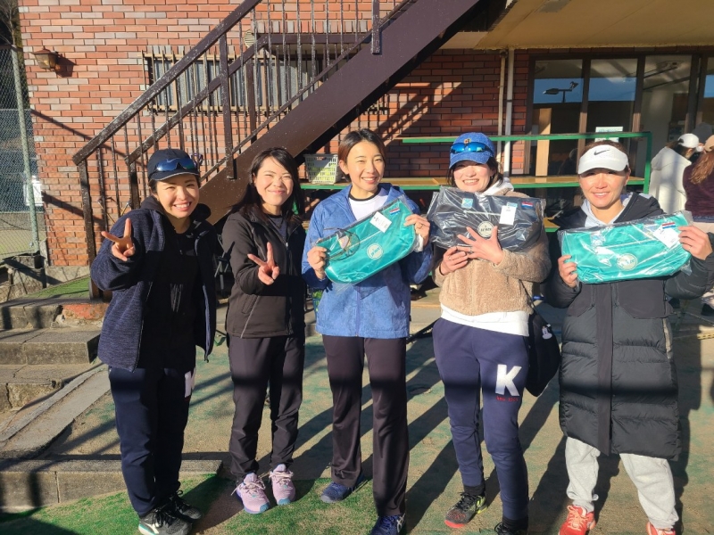 2023　マンスリーレディースカップ　チーム戦　3月22日（オープン）準優勝　水曜どうでしょう(堤様、尾嵜様、八島コーチ、亀山様)