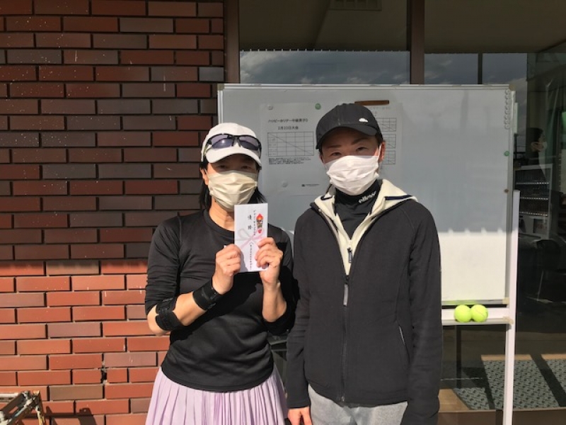 ビギナー女子Ｄ優勝　渡辺・石井　組　