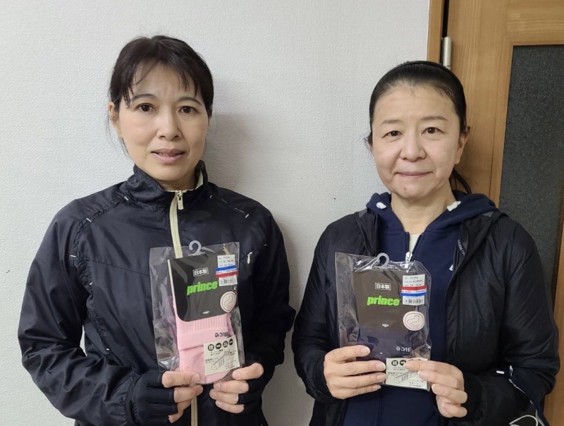 ビギナー女子　3月大会準優勝　橋口・鈴木　組　