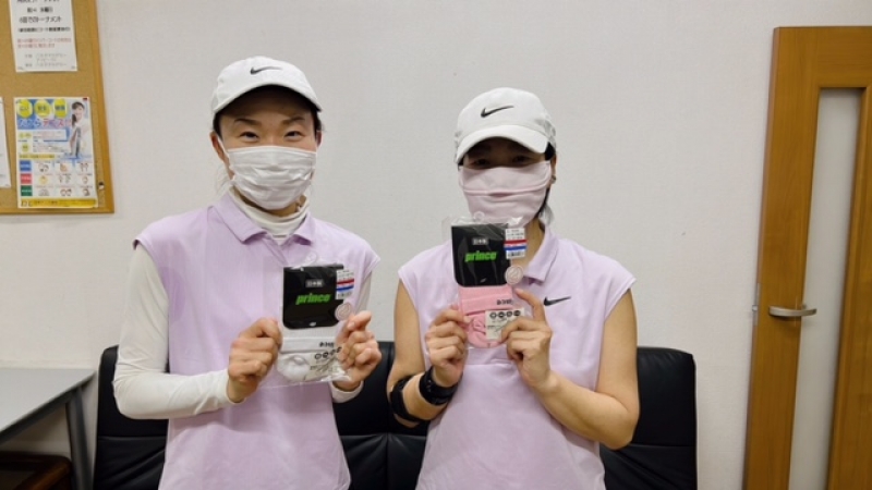 2023 中級女子4月　準優勝　渡邉・石井　組　