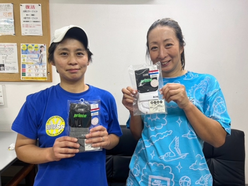 2023 中級女子5月　準優勝　後藤・秋元　組　