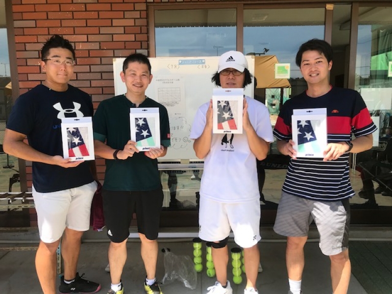 2023　中級男子Dチーム戦　準優勝　御陵ストリングスサービス（野崎様・鈴木様・西本様・諸星様）