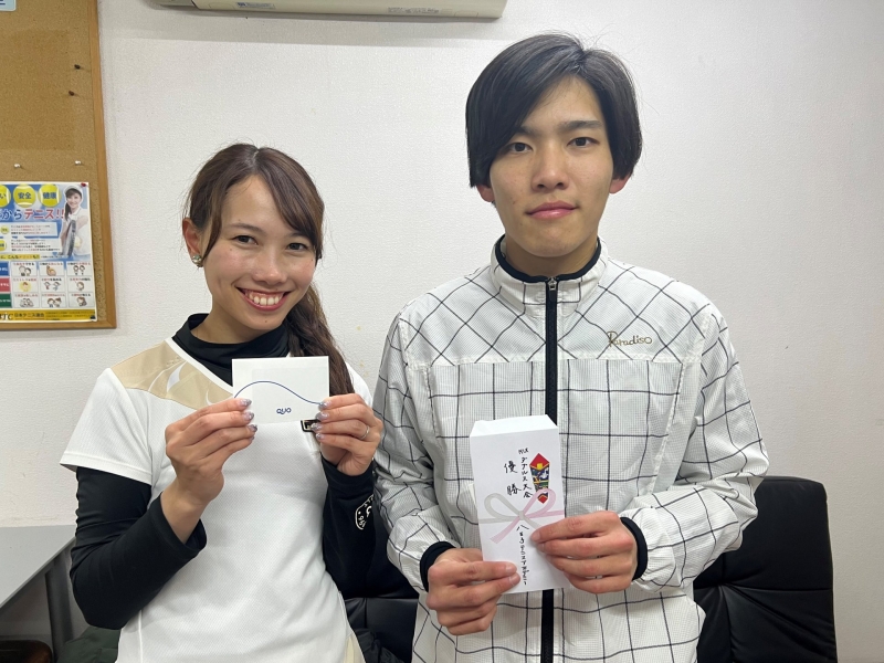 2024　中級MIX2月大会　優勝　武内・川島組