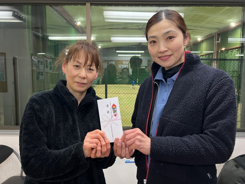 2024 中級女子3月　優勝　土方・町田　組