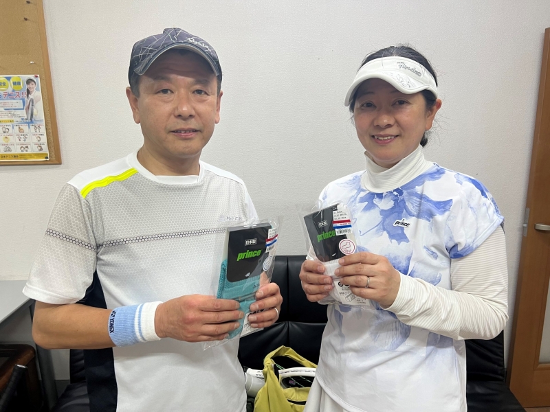 ビギナーMIX　月大会準優勝　　染谷・染谷組　