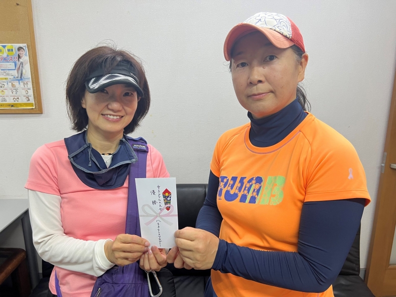 2024　中級女子6月大会　優勝　宮子・岩浪　組