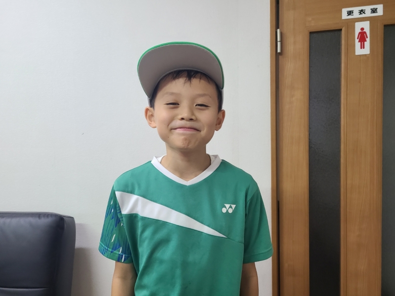 2024　八王子テニスアカデミージュニアグリーンボール小学生大会　優勝　野崎　俊介　選手