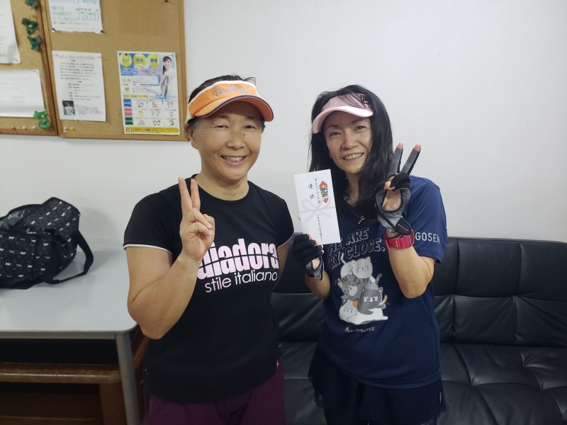2024　中級女子9月大会　優勝　小林・岩波　　組