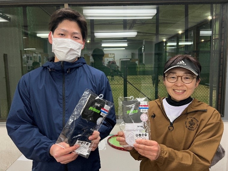 2025　中級MIX1月大会　準優勝 水越・土方　様