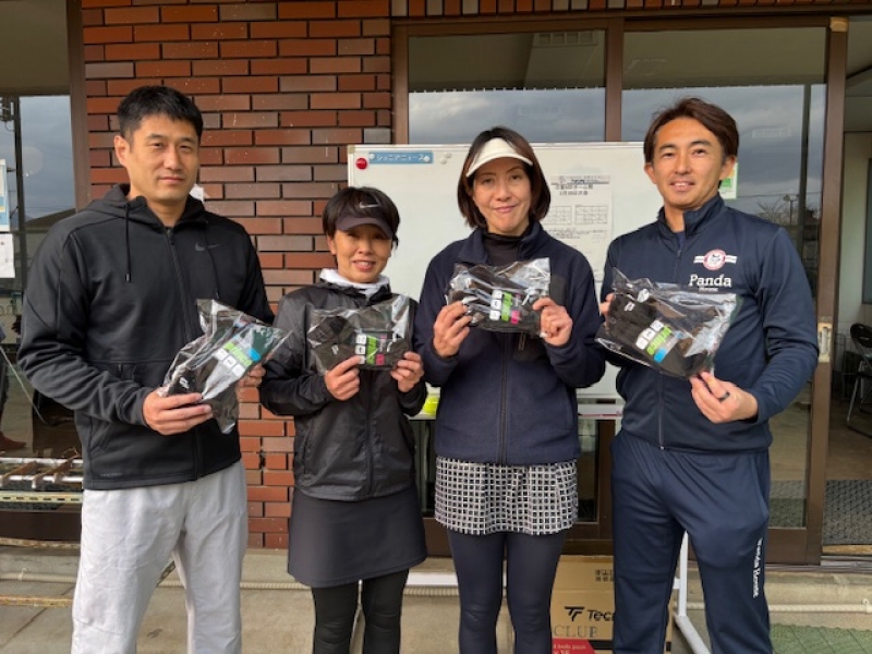 2025　中級MIXDチーム戦　準優勝　ジニアス（竹村、近藤、神戸、若井）様