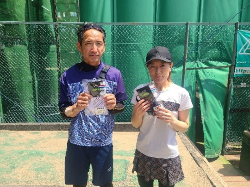 100MIXD　準優勝　油井・山崎　様