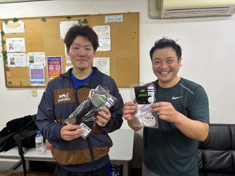 2025　中級男子 6月大会　準優勝　　秋間・土方　様
