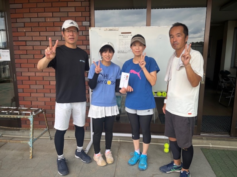 2025　中級MIXDチーム戦　優勝　大井ファミリー　様
