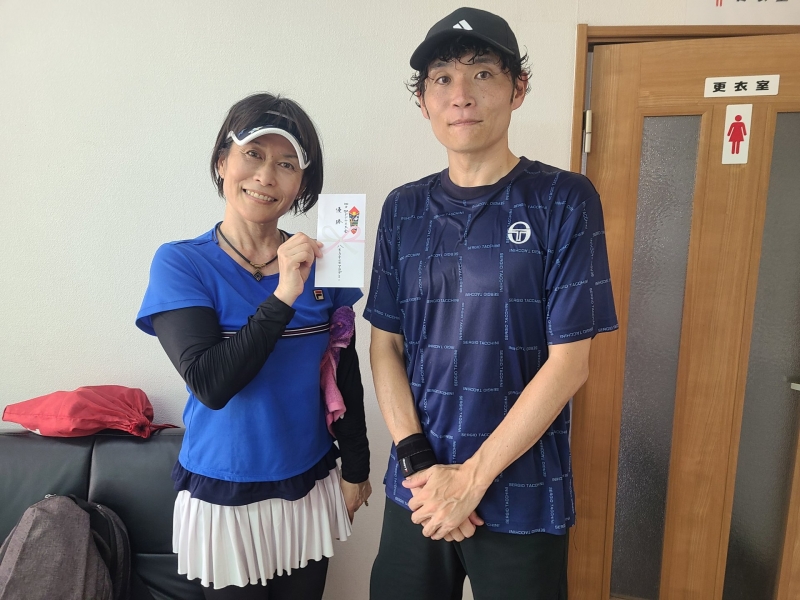 100MIXD　優勝 　伊野、柄沢 様