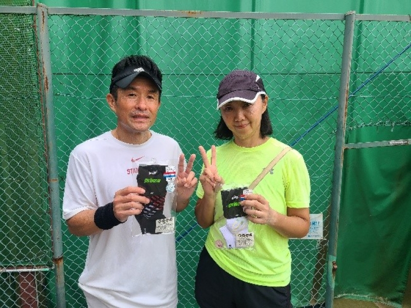 100MIXD　準優勝 　堀井・堀井 様