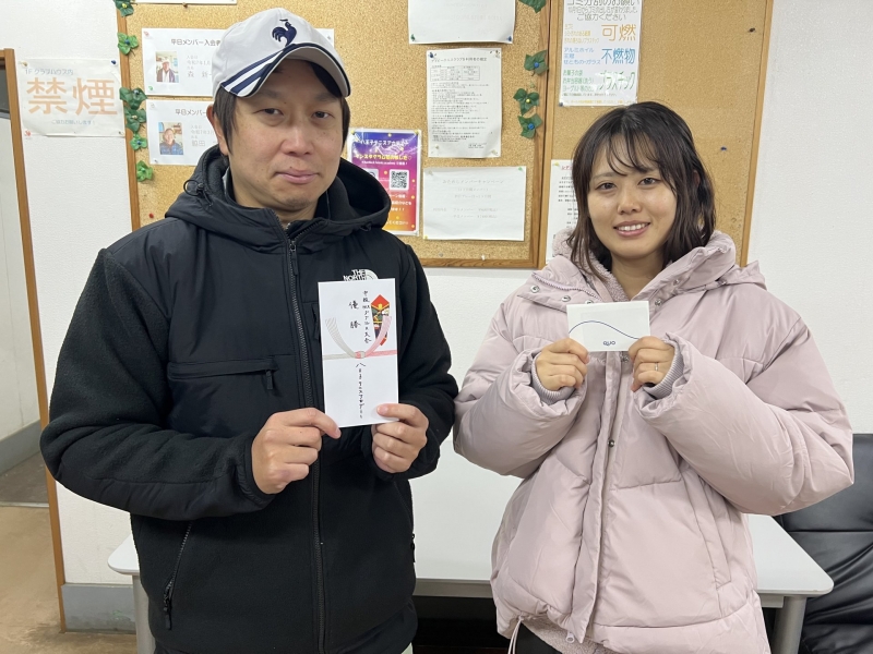 26-1-10 優勝　龍崎・志村ペア