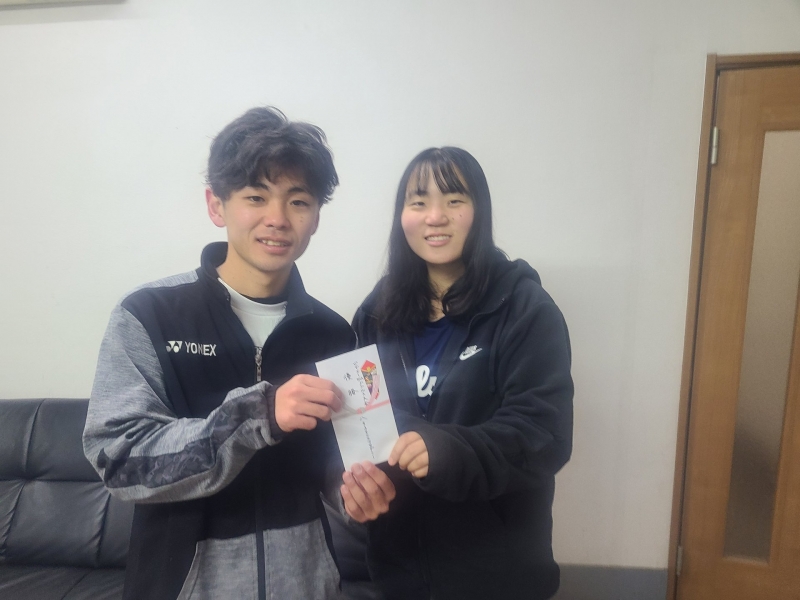 ビギナーMIX　優勝　青木・鳴海　様