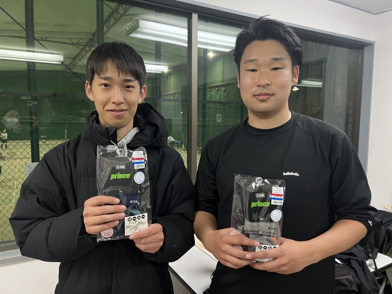 2026　中級男子　1月大会　準優勝　岡田・須坂ペア