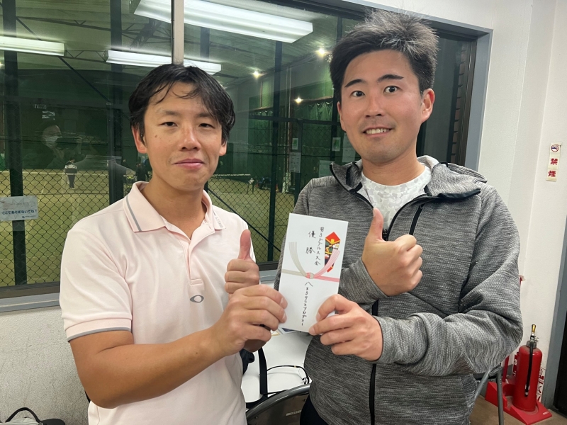 2026　中級男子 2月大会　優勝 　辻・西川ペア