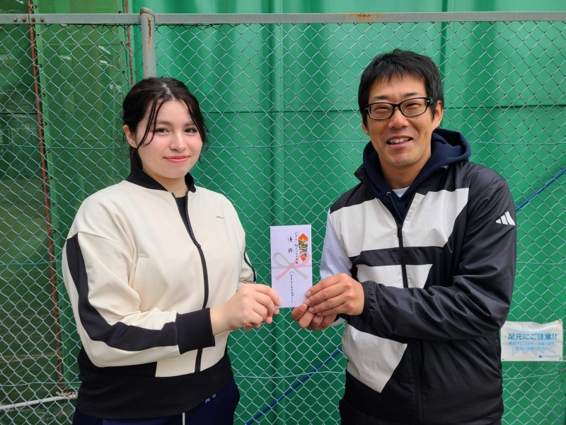 ビギナーMIX　優勝　園田・森田　様