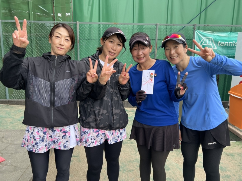 2026マンスリーレディースカップ　チーム戦　4月15日（オープン） 優勝 エースを狙え(後藤、寺内、亀山、岩下)様