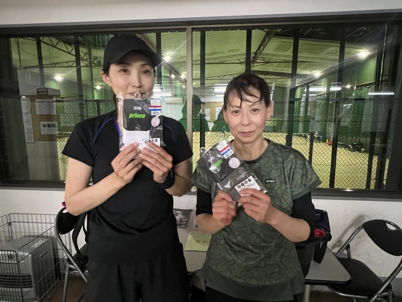 2026　中級女子4月大会　準優勝　町田・土方　様（八王子テニスアカデミー所属）