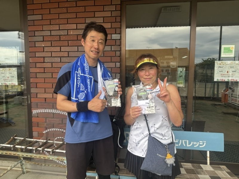 ビギナーMIX　準優勝　本多・斉木　様