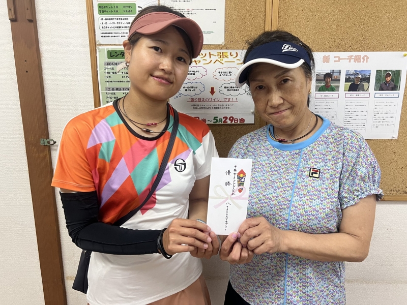 2026　中級女子5月大会　優勝 神崎・神崎　ペア